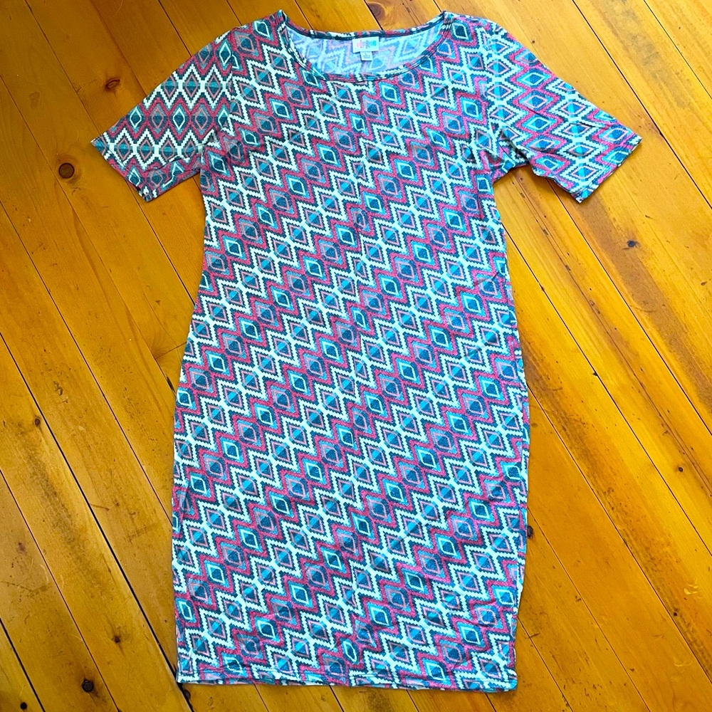 Geometric print Julia dress